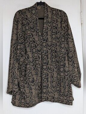 RTH Python Fleece Poncho Cardigan | BURNING MAN